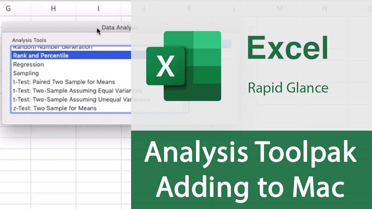 excel toolpak add in for mac